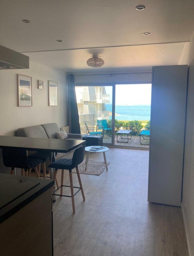 Apartamento Les Pieds Dans L'Eau Saint-Quay-Portrieux Exterior foto